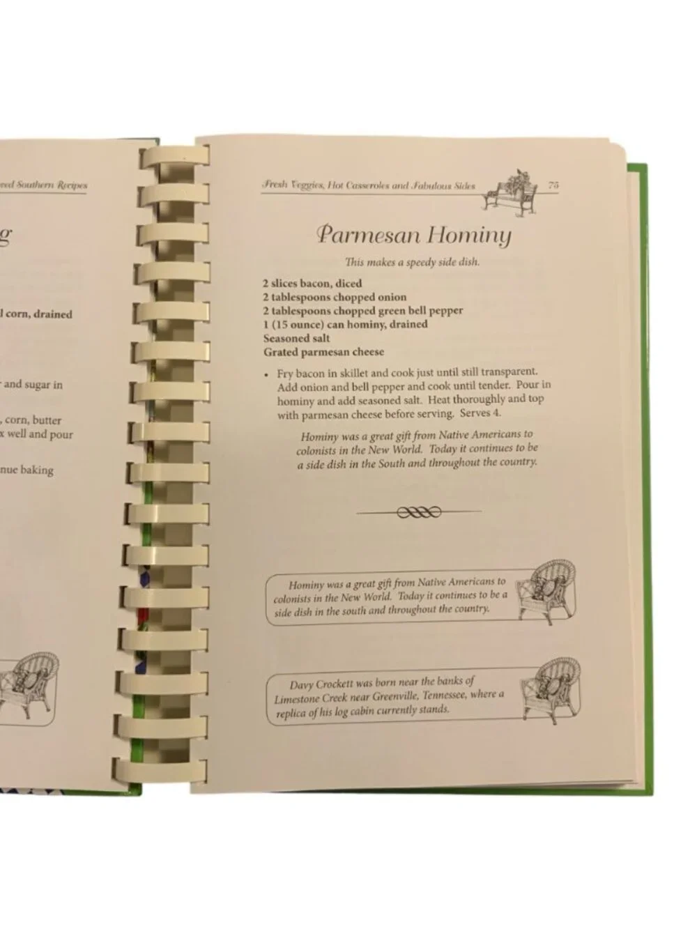 Best-Loved Southern Recipes Cookbook Spiral Bound 2009